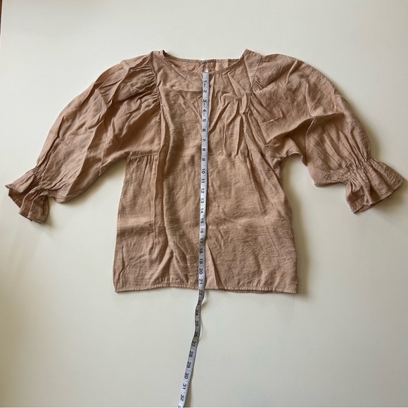 Pink Puff Sleeve Blouse - Picture 7 of 8